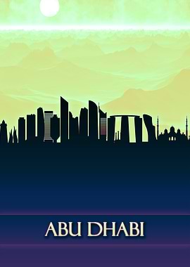 Abu Dhabi City Skyline