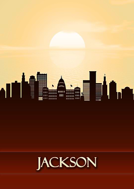 Jackson City Skyline