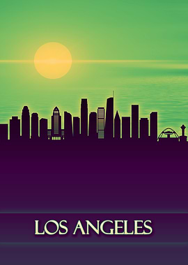Los Angeles City Skyline