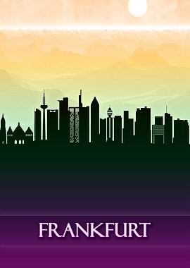 Frankfurt City Skyline