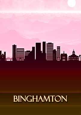 Binghamton City Skyline