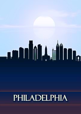 Philadelphia City Skyline
