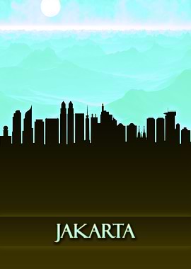 Jakarta City Skyline