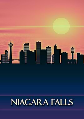Niagara Falls City Skyline