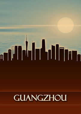 Guangzhou City Skyline