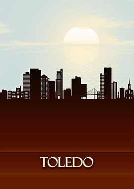 Toledo City Skyline