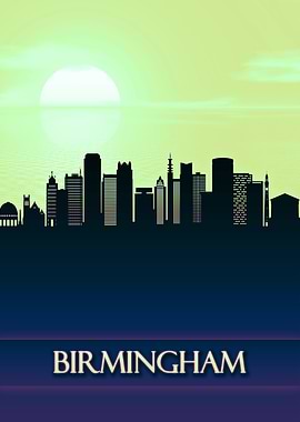 Birmingham City Skyline