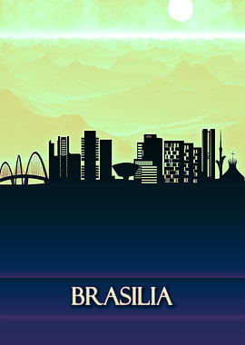 Brasilia City Skyline