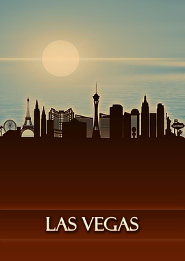 Las Vegas City Skyline