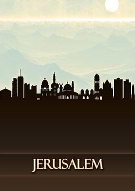 Jerusalem City Skyline