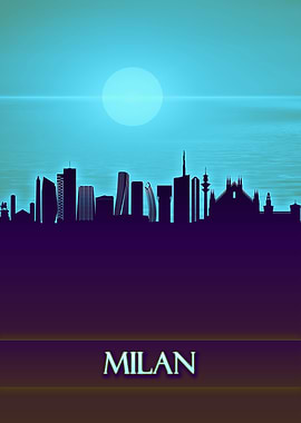 Milan City Skyline