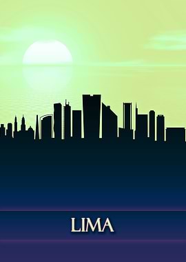 Lima City Skyline