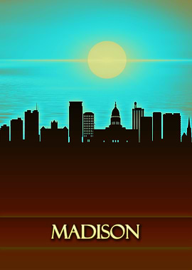 Madison City Skyline