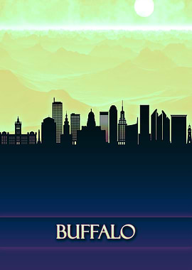 Buffalo City Skyline