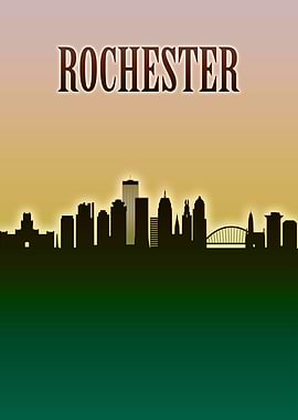 Rochester Skyline Minimal