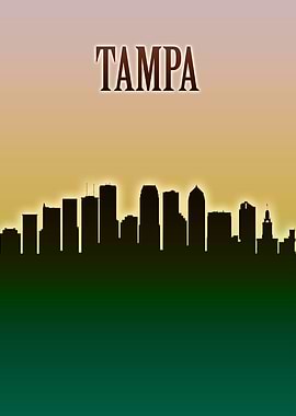 Tampa Skyline Minimal