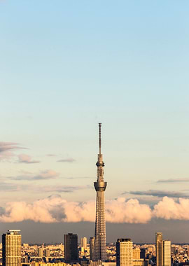 Tokyo Cityspace Sunset Vie