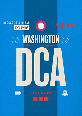 Washington DCA Airport Tag