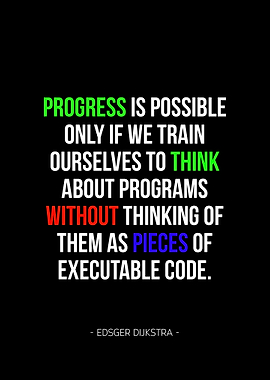 Dijkstra coding quote