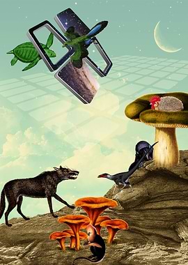 A green breathing planet