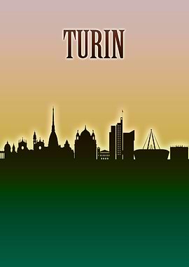 Turin Skyline Minimal