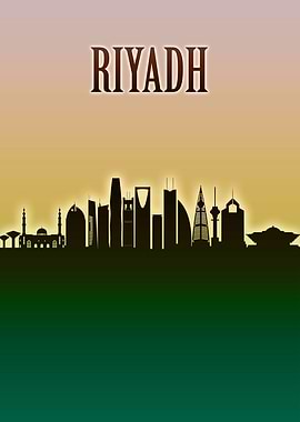 Riyadh Skyline Minimal