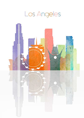 Los Angeles City Skyline