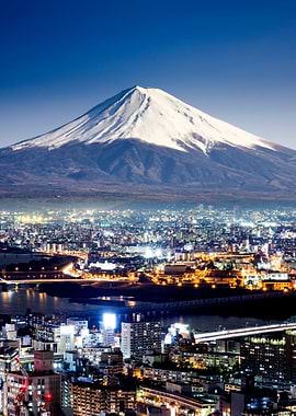 Mount Fuji Fujiyama Aerial