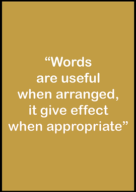 Words are use full