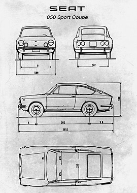 No226 Seat 850 Sport Coupe