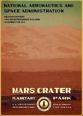 Mars Crater Mars
