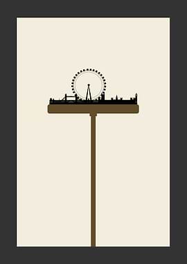 London skyline brush