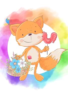 Nursery Baby Fox Cute