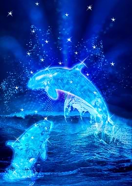 mystical dolphins