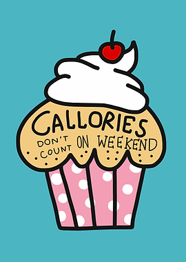 Calories dont count cake