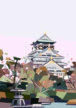 Osaka Castle Japan Osakajo