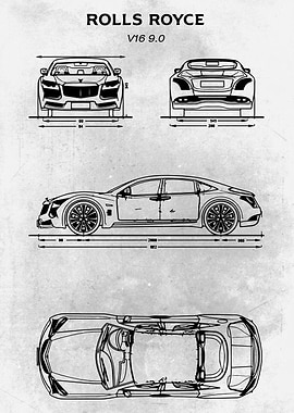 No215 Rolls Royce V16 9 0