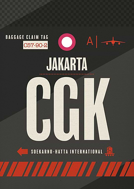 Jakarta CGK Airport Code