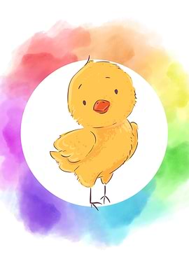 Nursery Baby Chick Cute