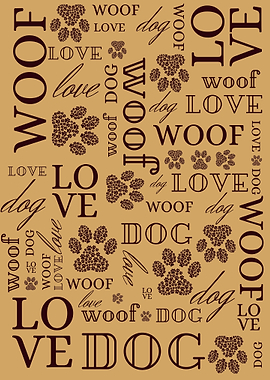 Love Dogs Text Board