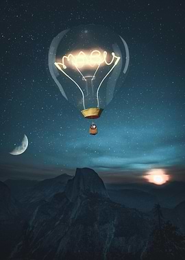 Magic Light Bulb Balloon