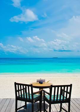 Beautiful Beach Bar View I