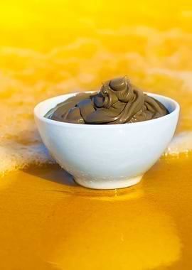 Dead Sea Mud In A Bowl On