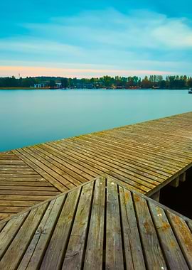 Wooden Jetty On City Beach
