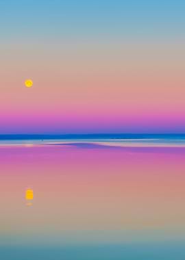 Wane Over Sea Moon Over Ba