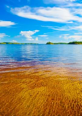 Saimaa Lake In Finland