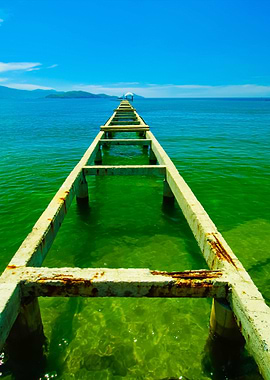 Broken Bridge To The Emera