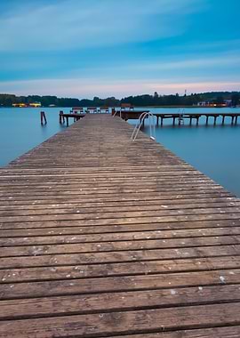 Wooden Jetty On City Beach