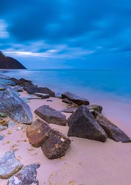 Baltic Sea Stone Breakwate