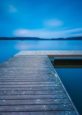 Wooden Jetty On City Beach